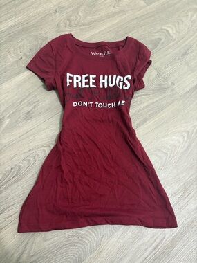 Wound Up Burgundy Graphic Tee